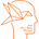 Geometric head silhouette with abstract design and 'Tools For a Better Tomorrow' text on a black background